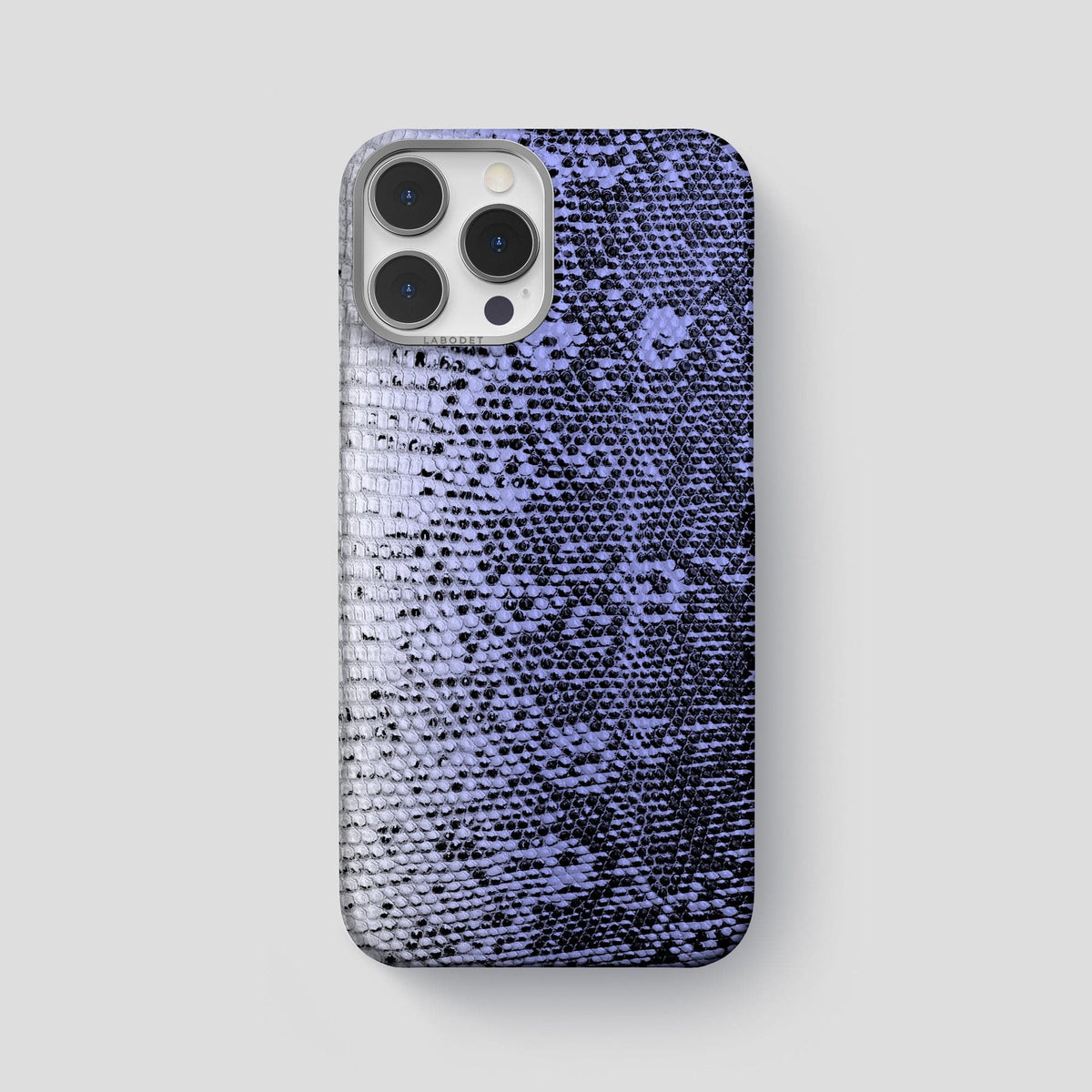 Navy-Blue iPhone 14 Pro Max Himalayan Lizard Classic Case with Steel Metal -1 | Navy-Blue-Steel
