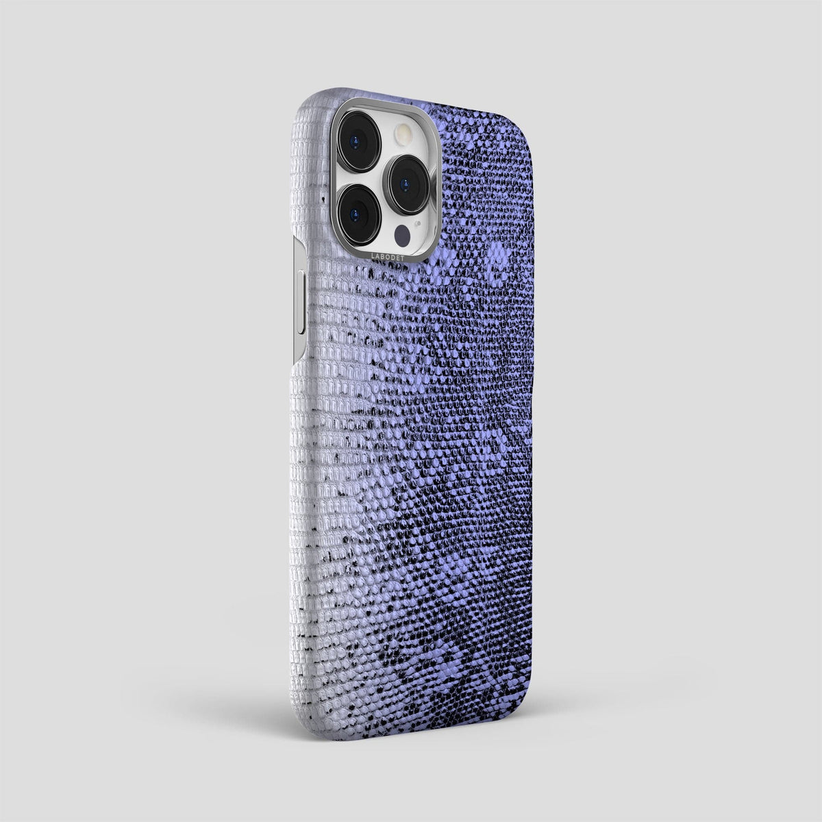 Navy-Blue iPhone 14 Pro Max Himalayan Lizard Classic Case with Steel Metal -2 | Navy-Blue-Steel