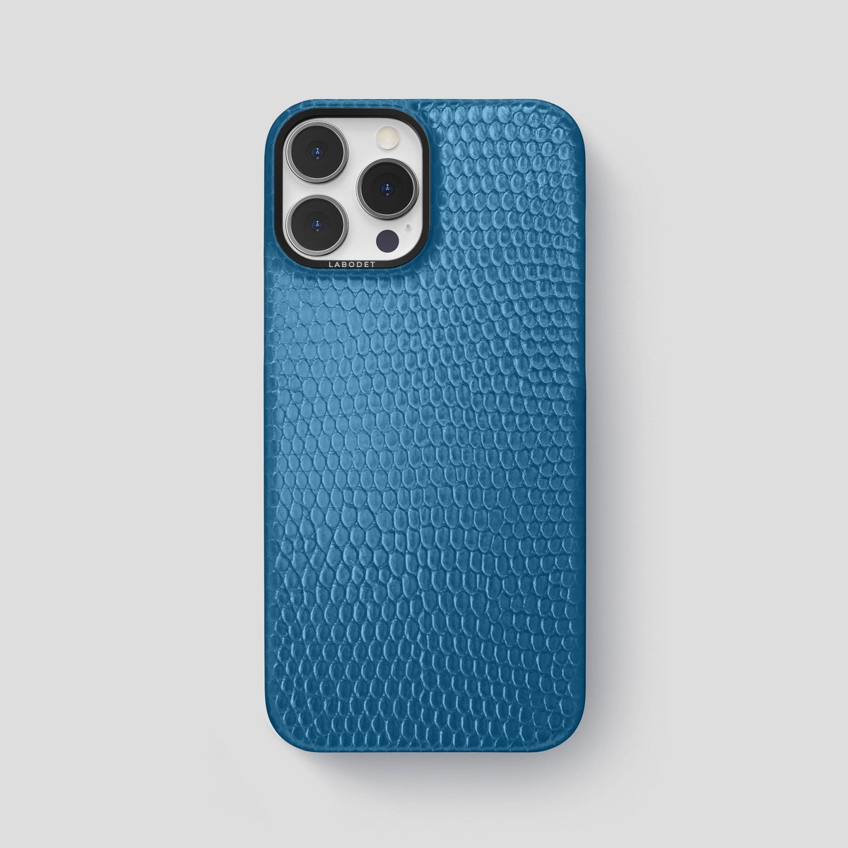 Blue iPhone 14 Pro Max Classic Case with Black Metal -1 | Blue-Black