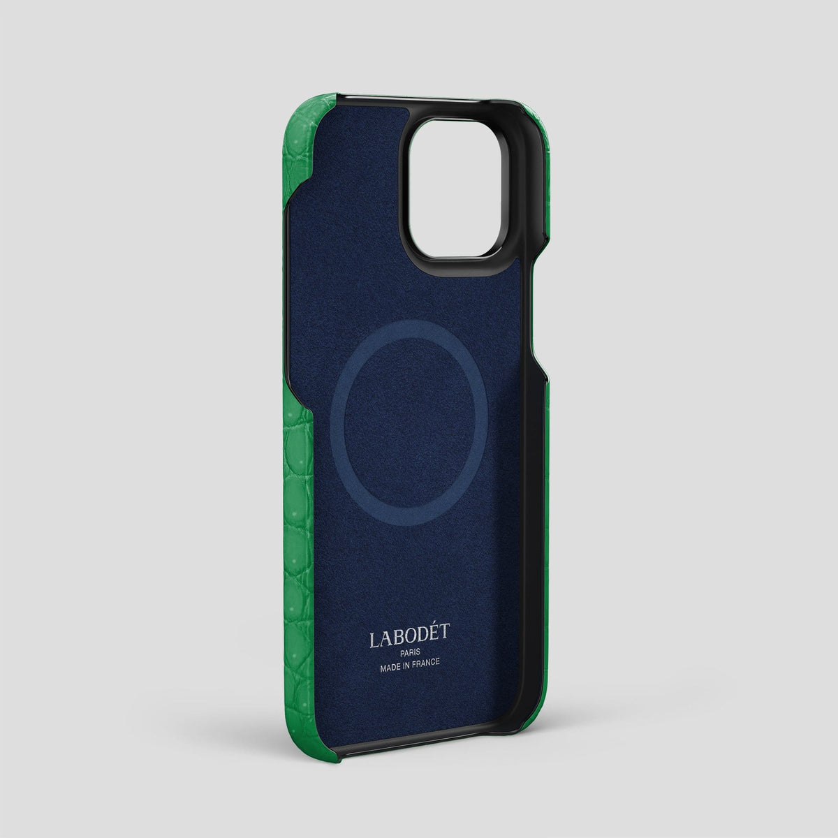 Cactus Green iPhone 14 Pro Max Classic Case with Black Metal -4 | Cactus-Green-Black
