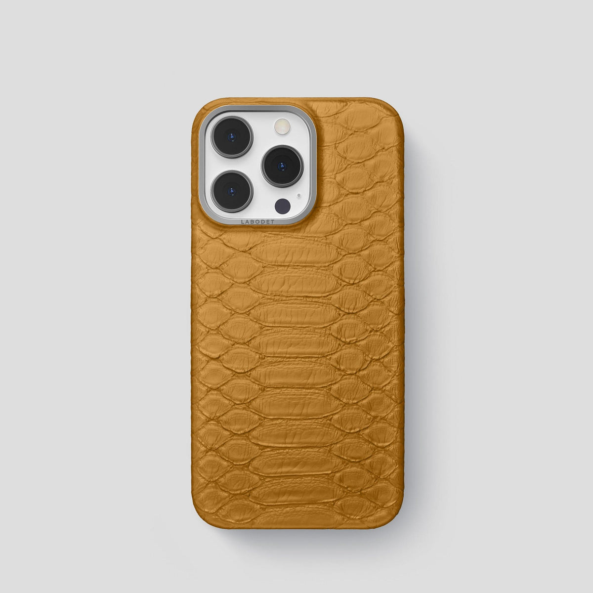 Honey iPhone 14 Pro Classic Case Python with Steel Metal -1 | Honey-Steel