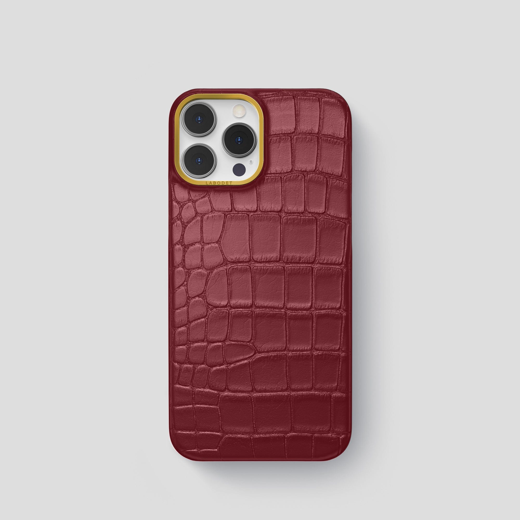 LABODET 本革 オーストリッチ スマホケース　iPhone 14 pro Classic Case For iPhone 14 Pro In Alligator – Labodet