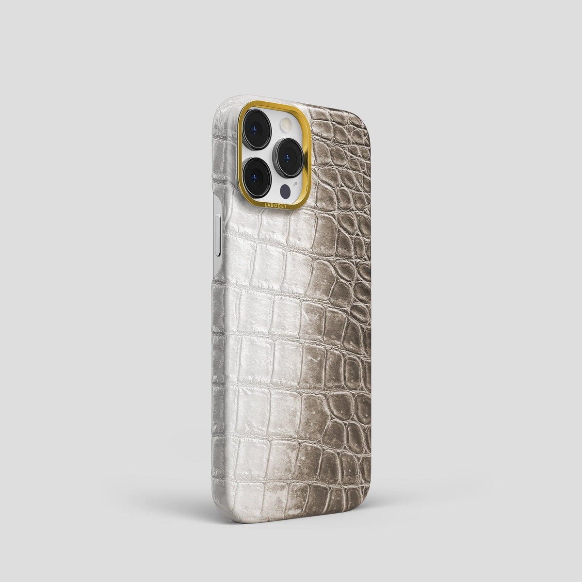 Dark iPhone 14 Pro Himalaya Classic Case with Gold Metal -2 | Dark-Gold