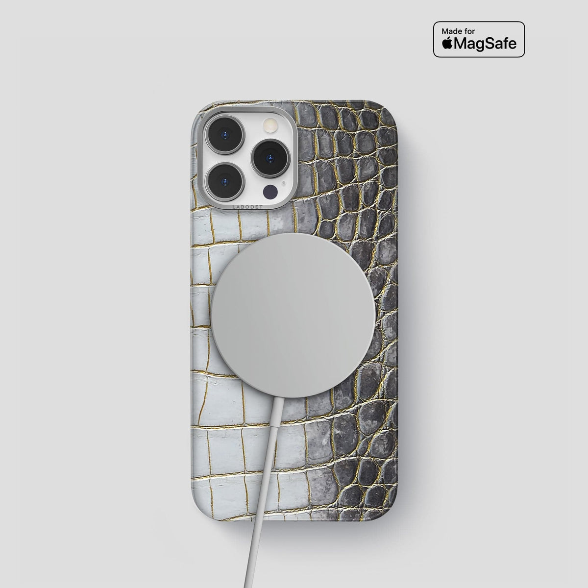 Gold iPhone 14 Pro Himalaya Classic Case with Steel Metal -4 | Gold-Steel