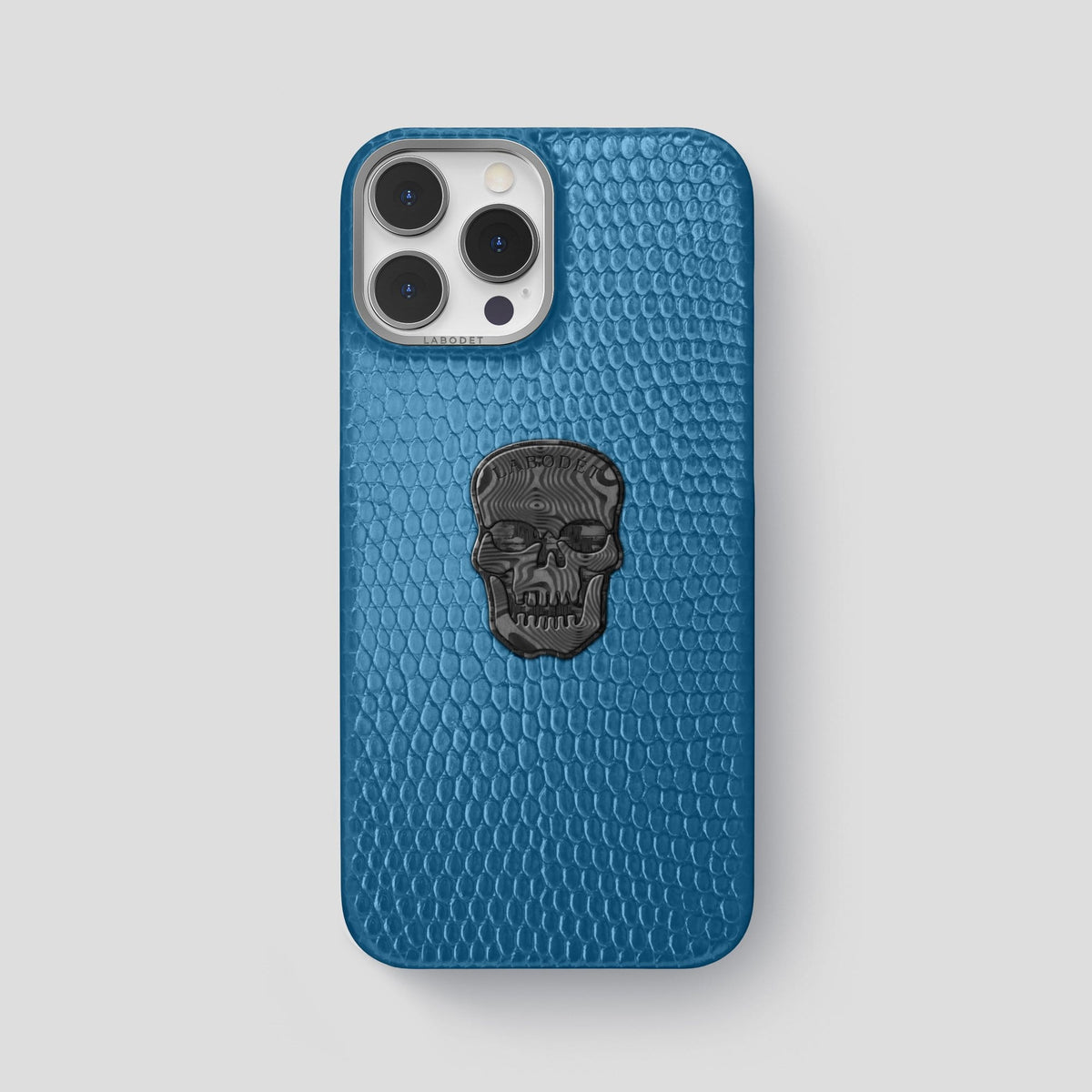 Blue iPhone 14 Pro Max Classic Case with Steel Metal -1 | Blue-Steel