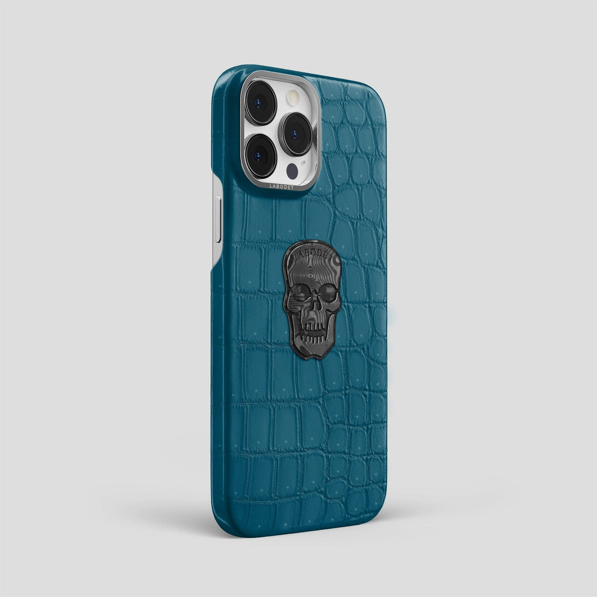 Duck-Blue iPhone 14 Pro Max Classic Case with Steel Metal -2 | Duck-Blue-Steel