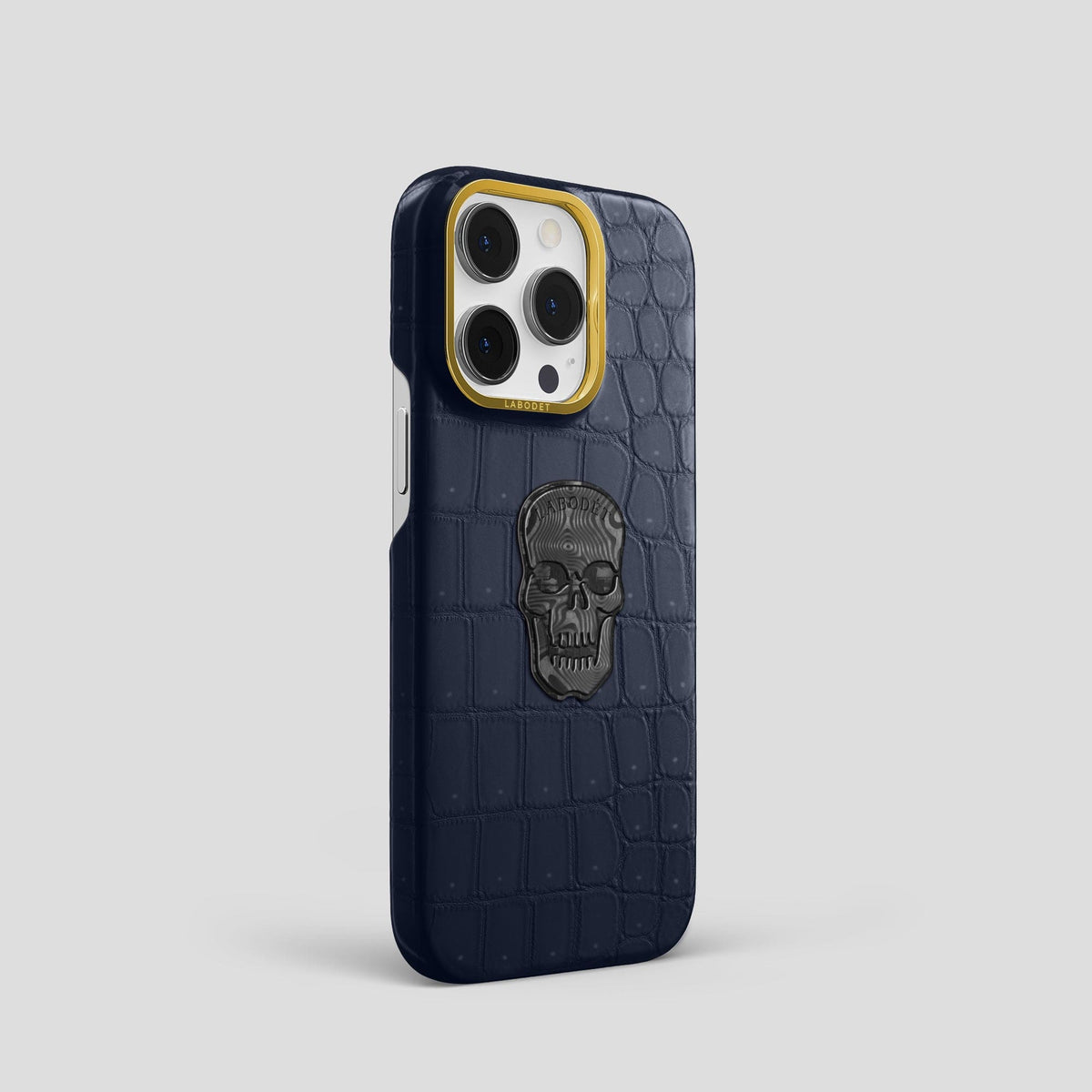Deep-Blue-Sea iPhone 14 Pro Classic Case with Gold Metal -2 | Deep-Blue-Sea-Gold