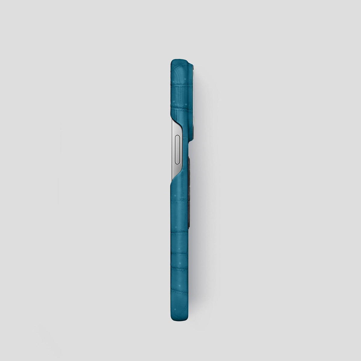 Duck-Blue iPhone 14 Pro Classic Case with Steel Metal -3 | Duck-Blue-Steel