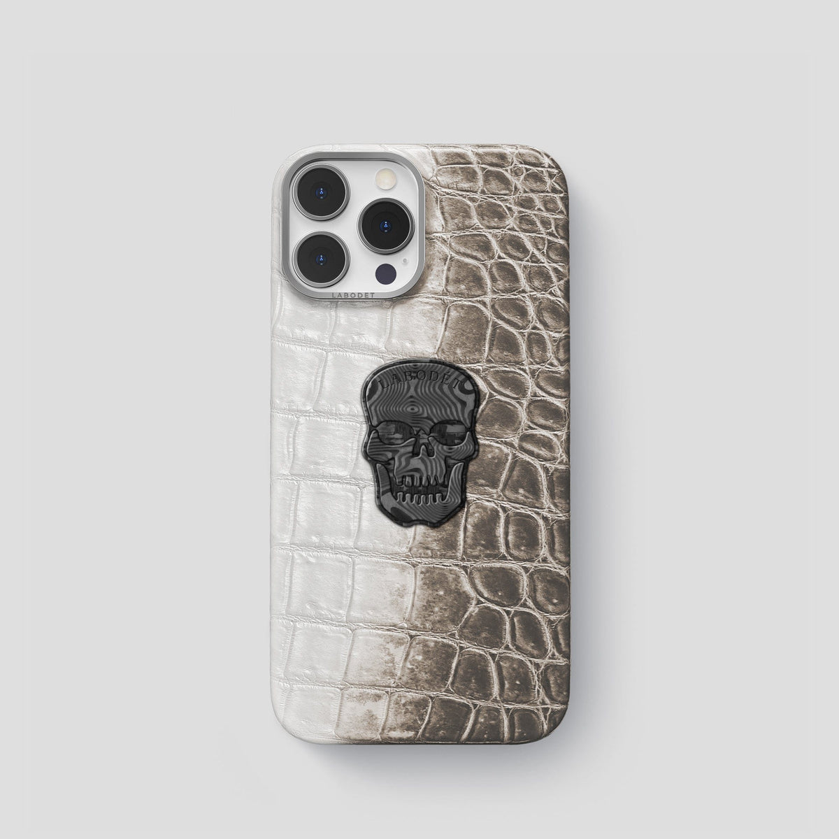 Dark iPhone 14 Pro Himalaya Classic Case with Steel Metal -1 | Dark-Steel