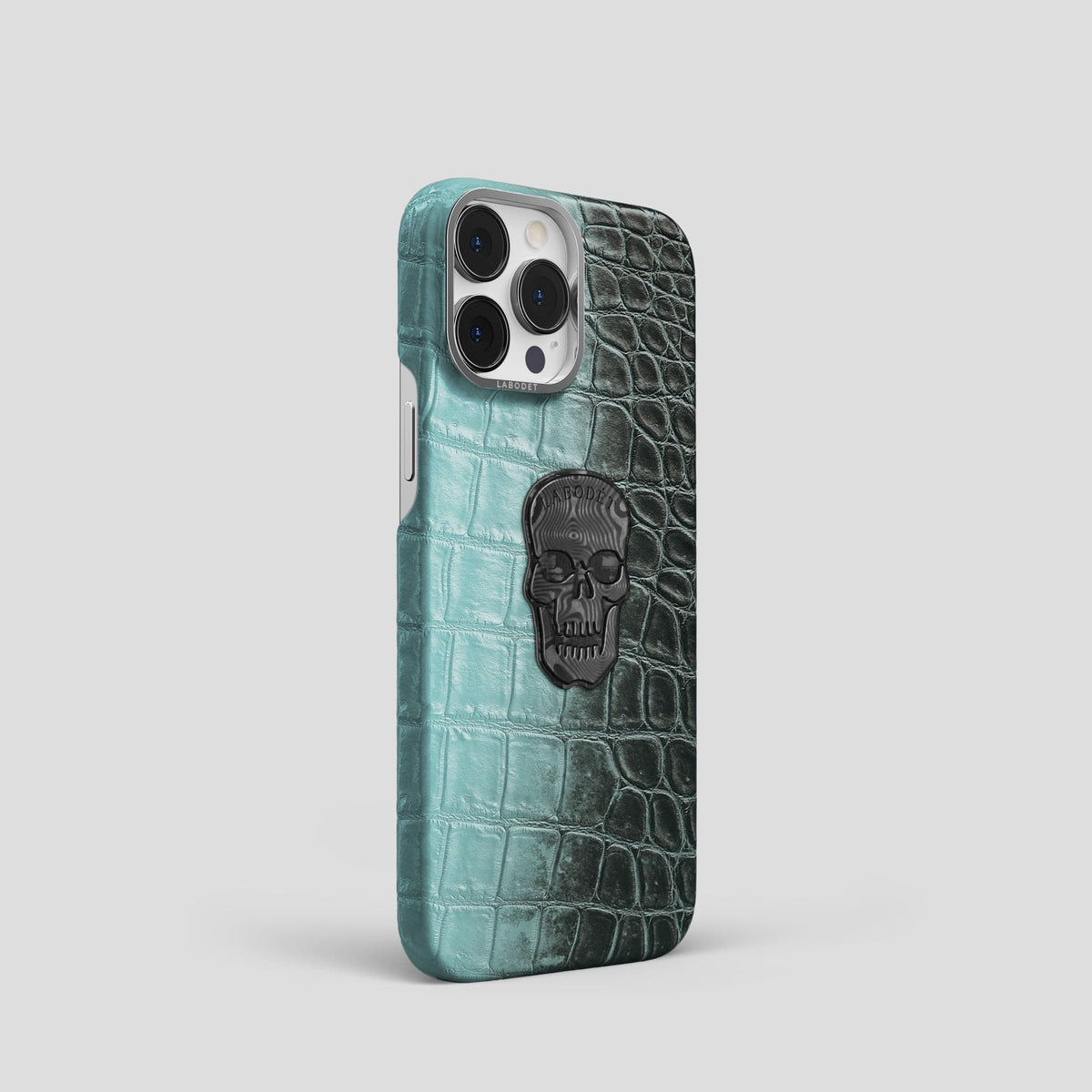 Light-Mint iPhone 14 Pro Himalaya Classic Case with Steel Metal -2 | Light-Mint-Steel
