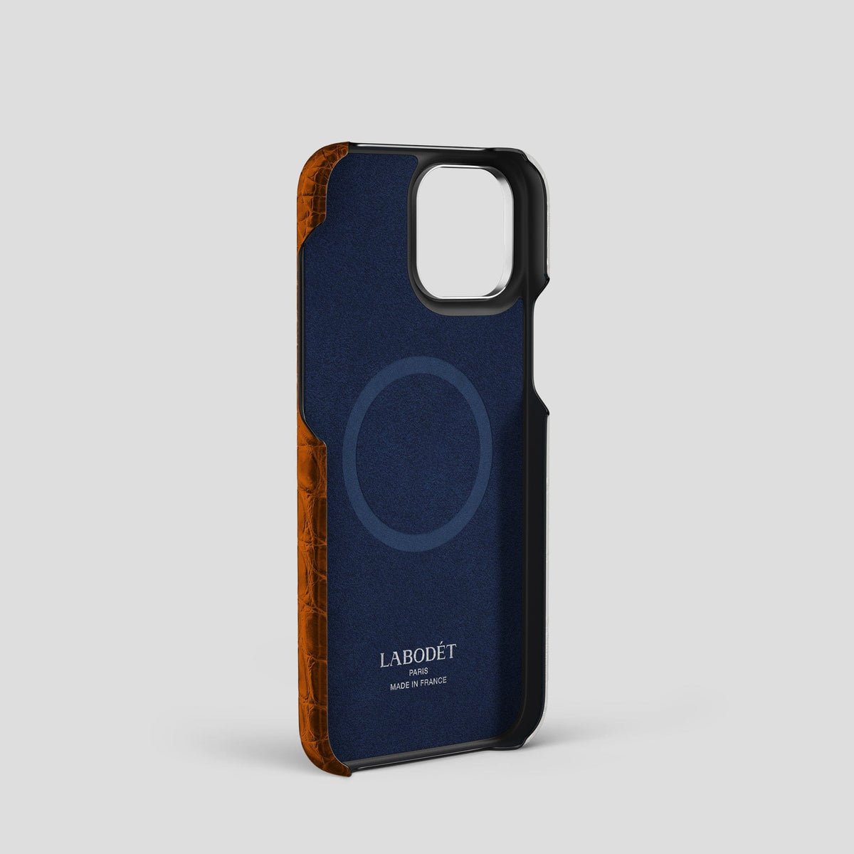 Orange iPhone 14 Pro Himalaya Classic Case with Steel Metal -3 | Orange-Steel