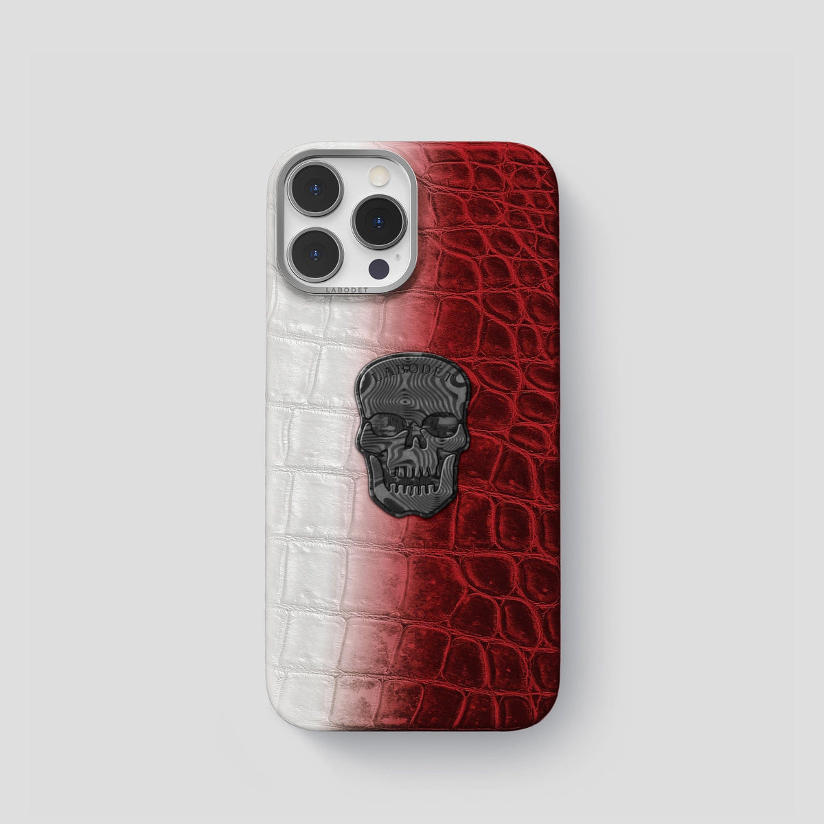 Red iPhone 14 Pro Himalaya Classic Case with Steel Metal -1 | Red-Steel