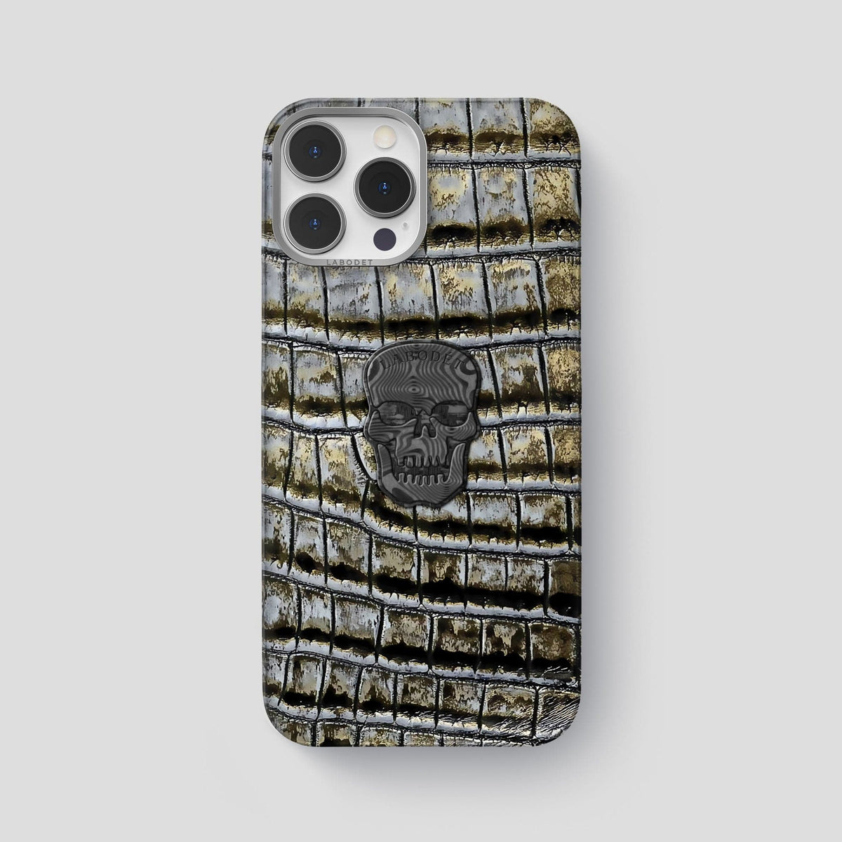 Antique-Bronze iPhone 14 Pro Max Himalaya Classic Case with Steel Metal -1 | Antique-Bronze-Steel