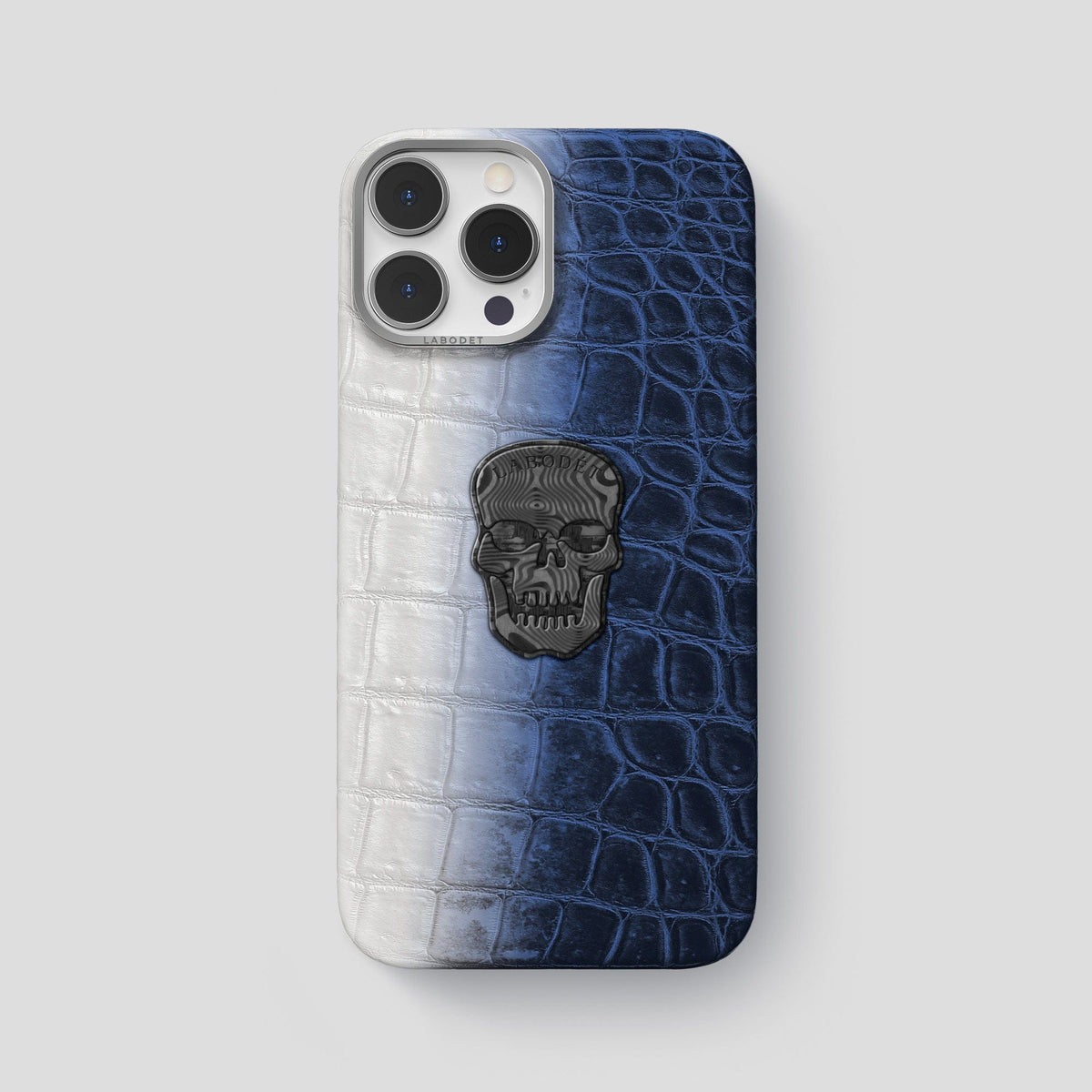 Navy Blue iPhone 14 Pro Max Himalaya Classic Case with Steel Metal -1 | Navy-Blue-Steel