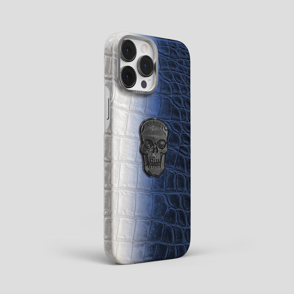 Navy Blue iPhone 14 Pro Max Himalaya Classic Case with Steel Metal -2 | Navy-Blue-Steel