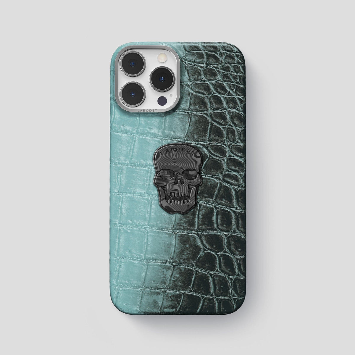 Light-Mint iPhone 14 Pro Max Himalaya Classic Case with Steel Metal -1 | Light-Mint-Steel