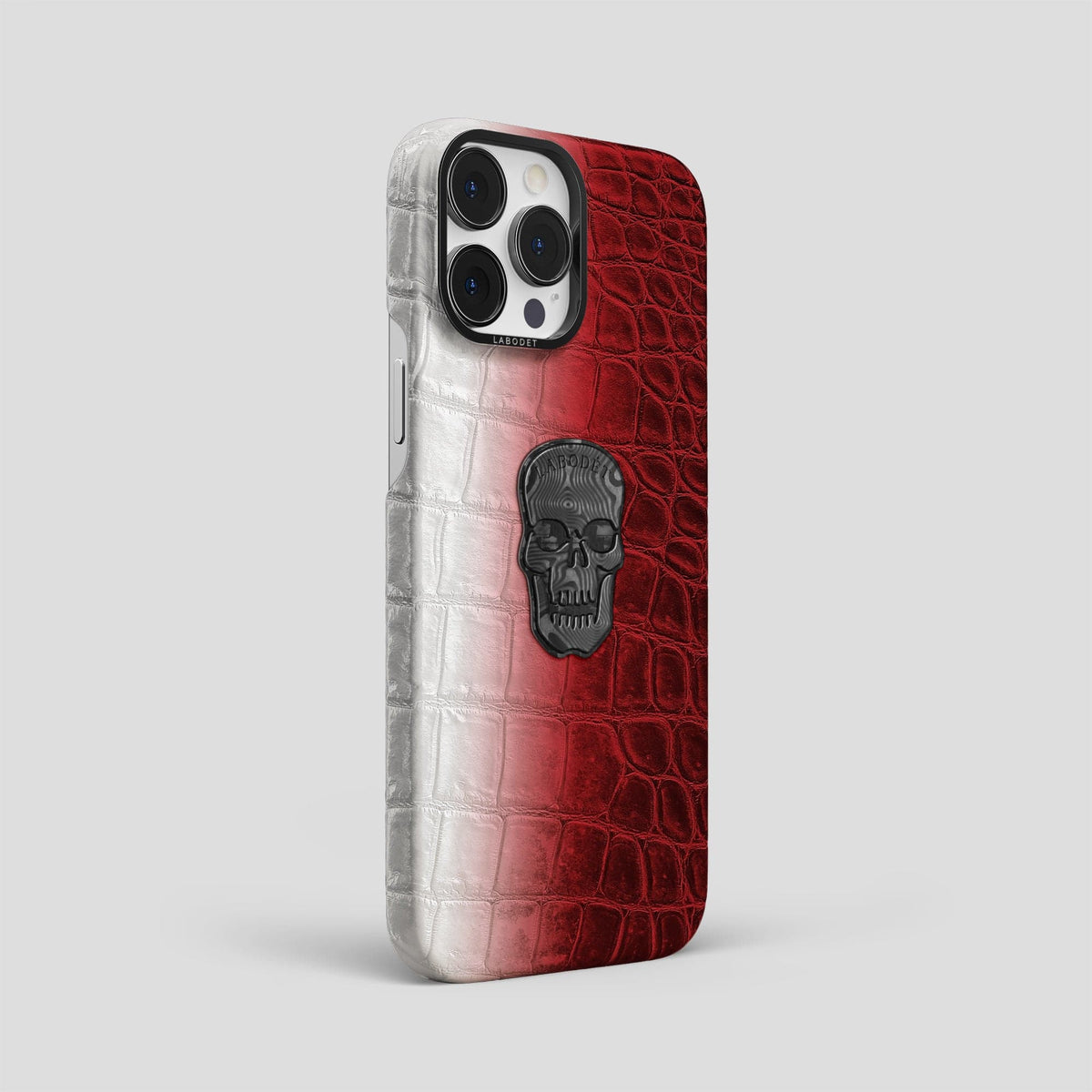 Red iPhone 14 Pro Max Himalaya Classic Case with Black Metal -2 | Red-Black