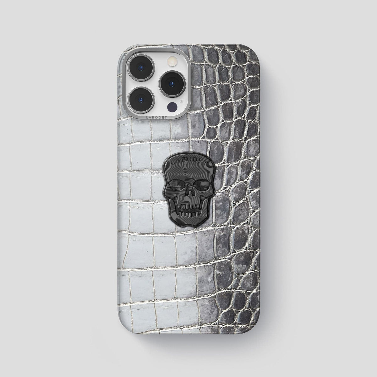 Silver iPhone 14 Pro Max Himalaya Classic Case with Steel Metal -1 | Silver-Steel