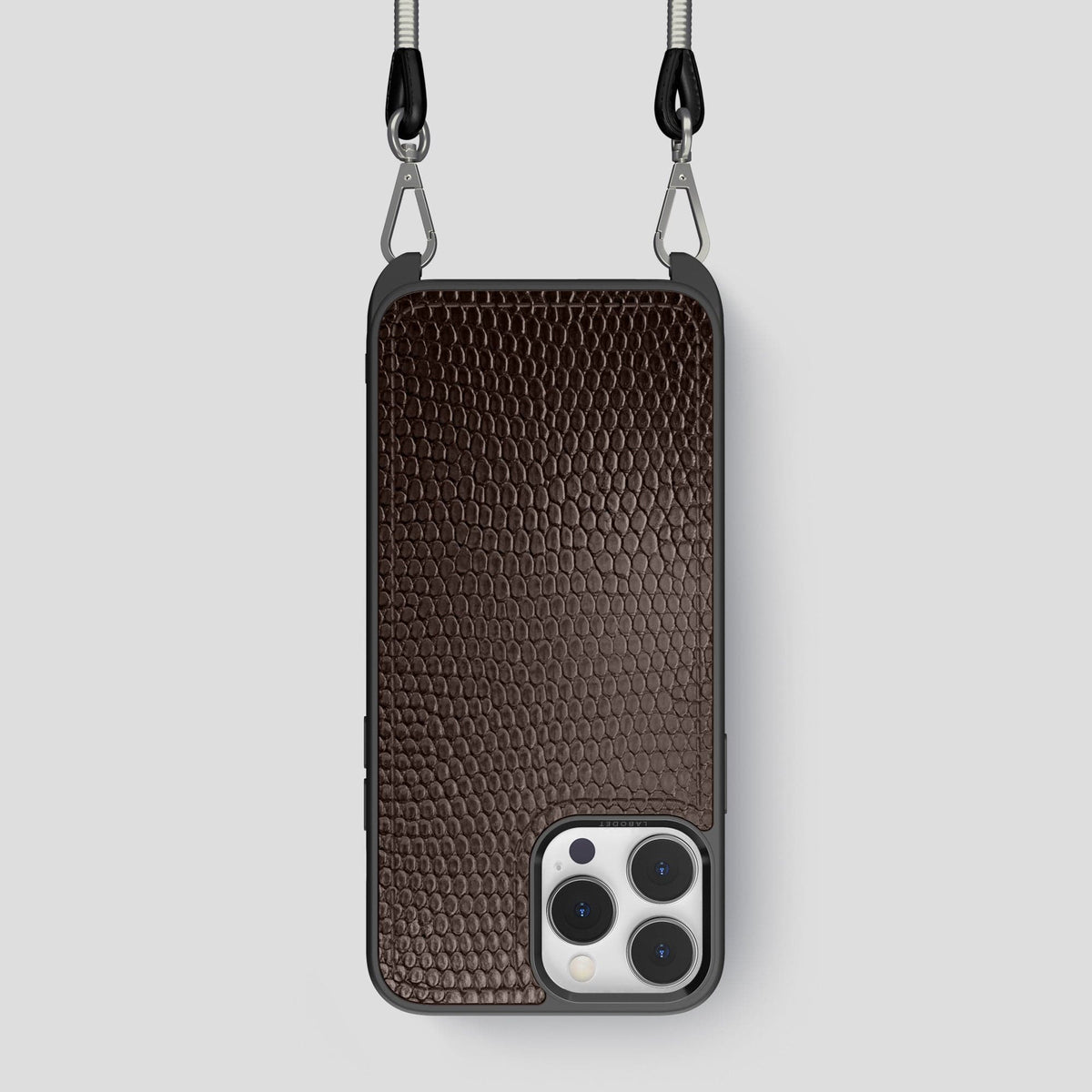 Brown Crossbody Sport iPhone 14 Pro Lizard -1 | Brown