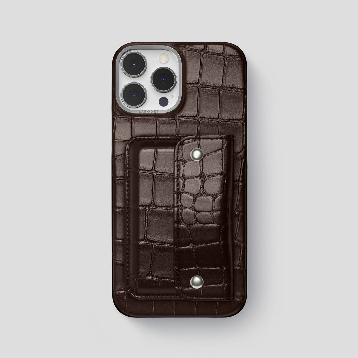 Dark Brown iPhone 14 Pro Max Envelope Alligator -1 | Dark-Brown
