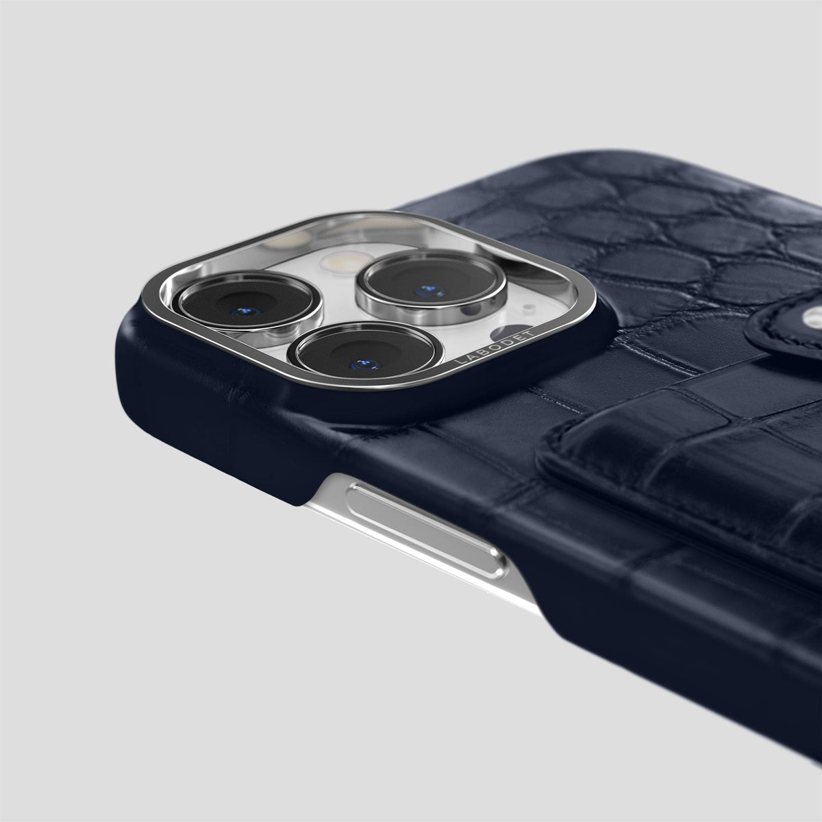 Navy Blue iPhone 14 Pro Max Envelope Alligator -5 | Navy-Blue