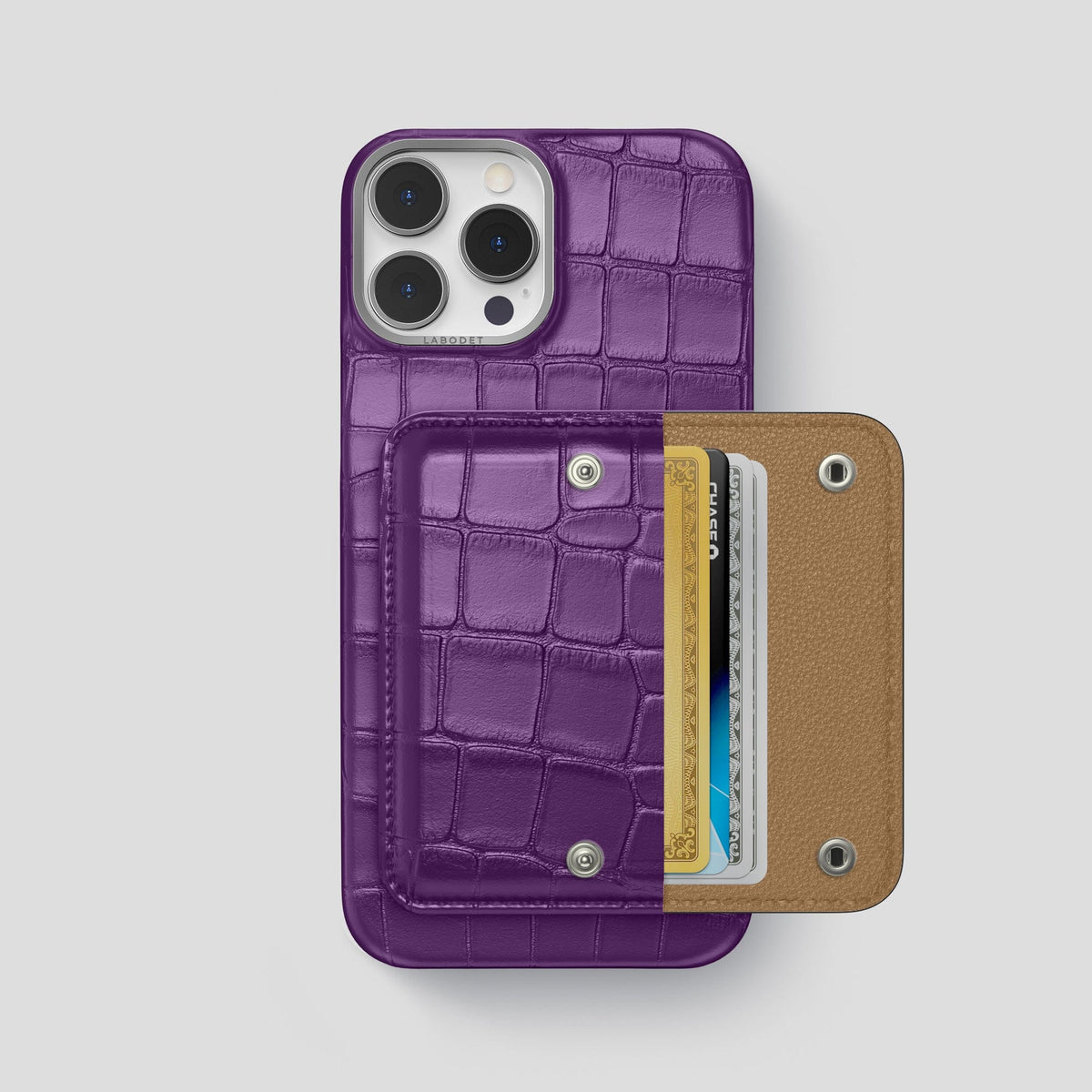 Purple iPhone 14 Pro Max Envelope Alligator -2 | Purple