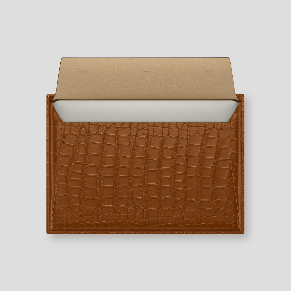 Honey Envelope MacBook Pro 16 Alligator with Steel Metal -3 | Honey-Steel