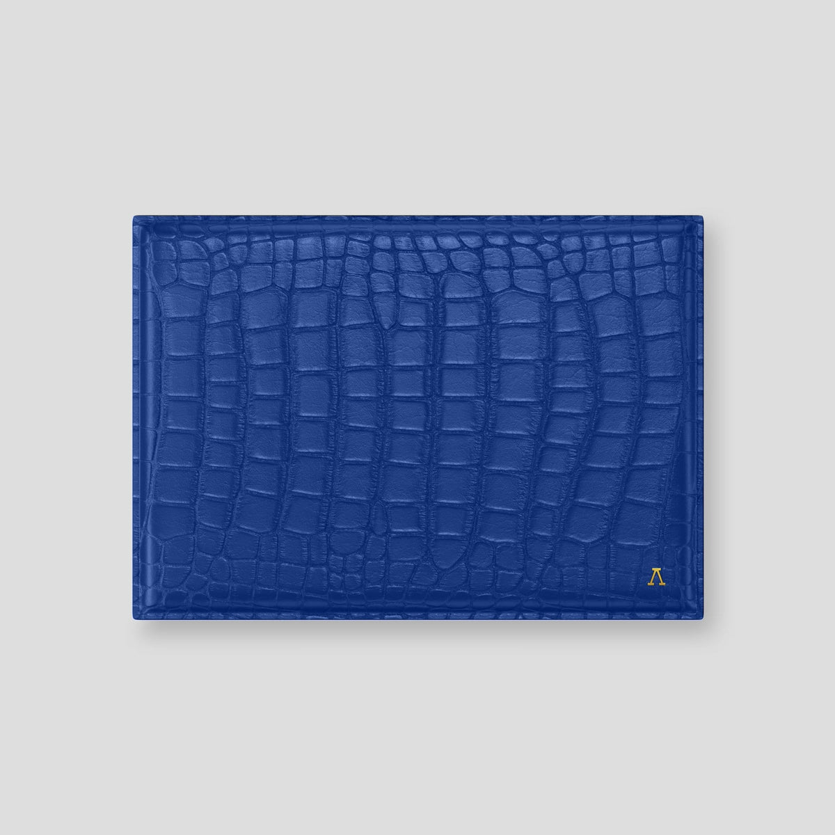Royal Blue Envelope MacBook Pro 16 Alligator with Gold Metal -1 | Royal-Blue-Gold