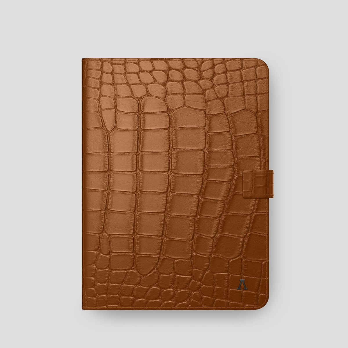 Honey iPad Pro 11-inch Folio Case Alligator with Black Metal -4 | Honey-Black