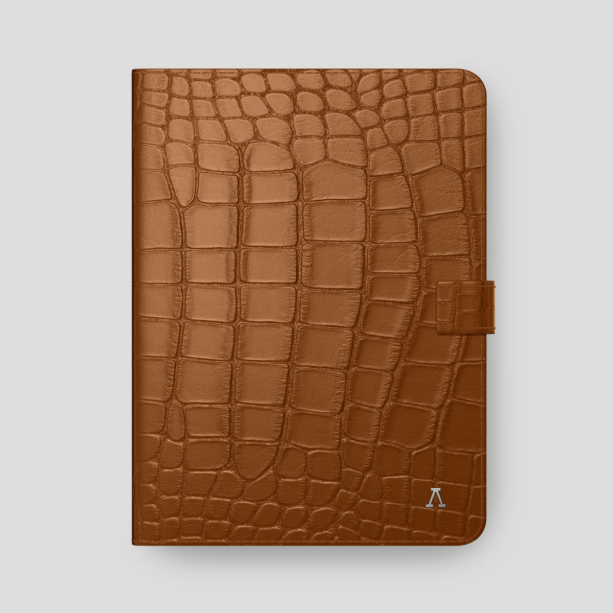 Honey iPad Pro 12.9-inch Folio Case Alligator with Steel Metal -4 | Honey-Steel