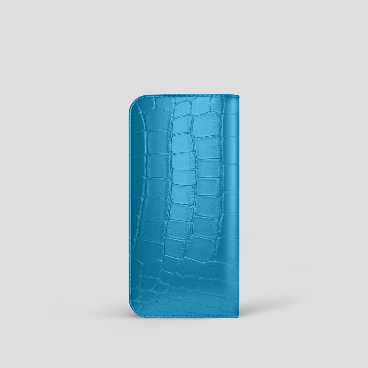 Curaçao-Blue Glasses Case Alligator -2 | Curaçao-Blue