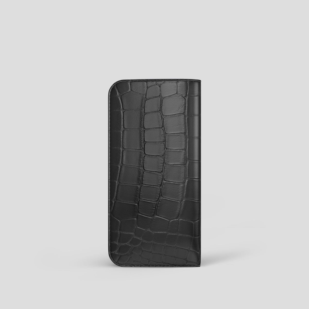 Grey Glasses Case Alligator -2 | Grey