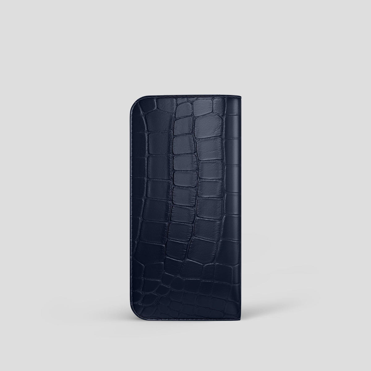 Navy Blue Glasses Case Alligator -2 | Navy-Blue