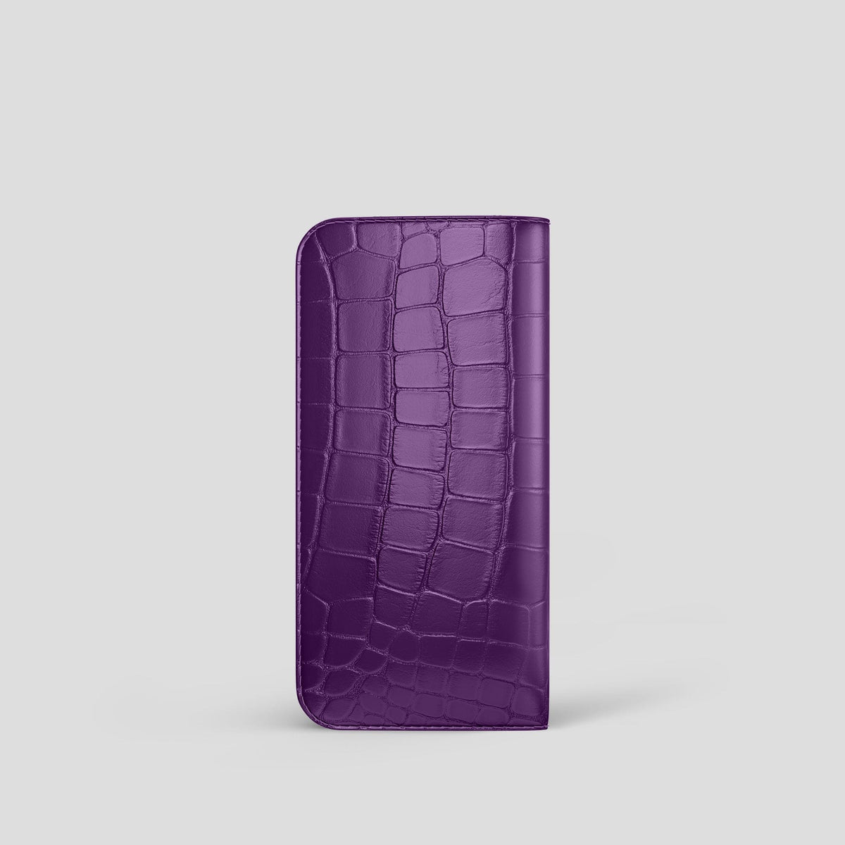 Purple Glasses Case Alligator -2 | Purple