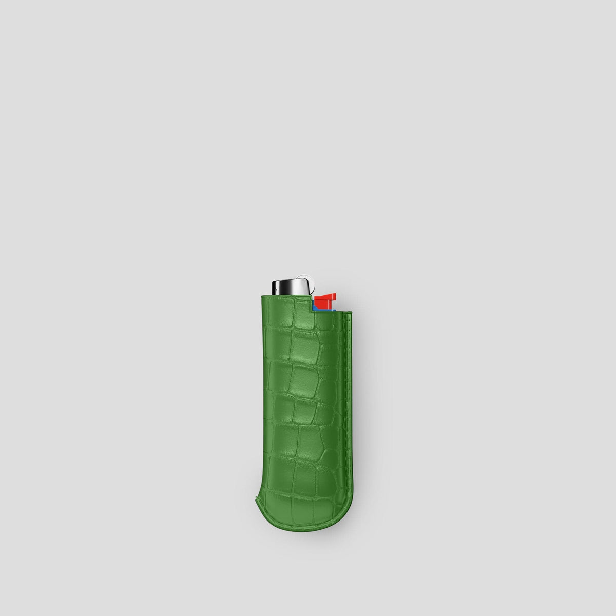 Apple-Green Lighter Case Alligator -1 | Apple-Green