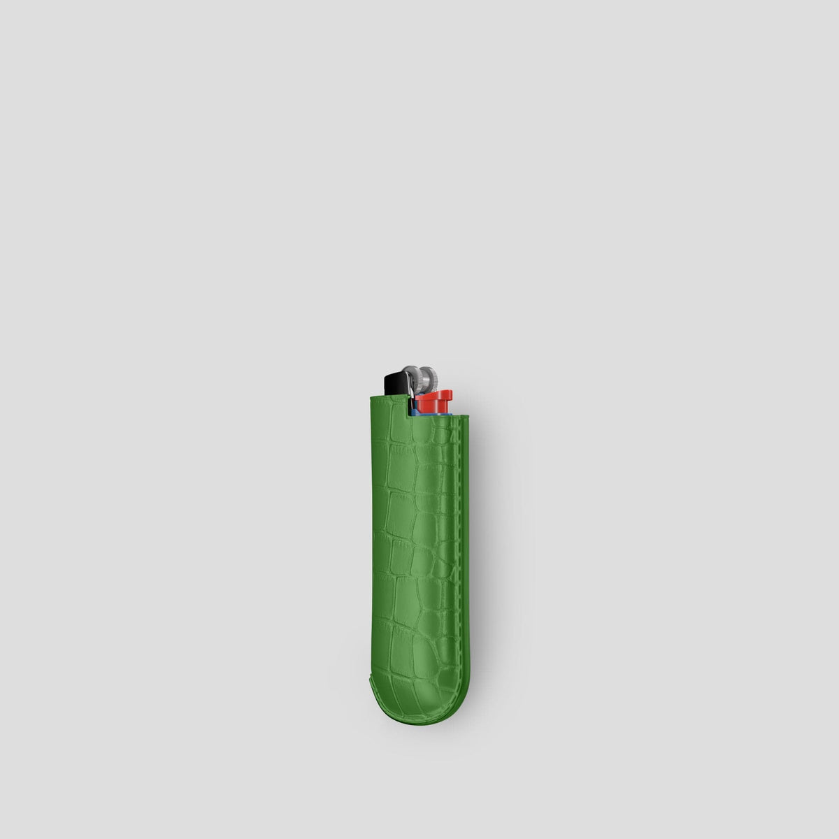 Apple-Green Lighter Case Alligator -2 | Apple-Green