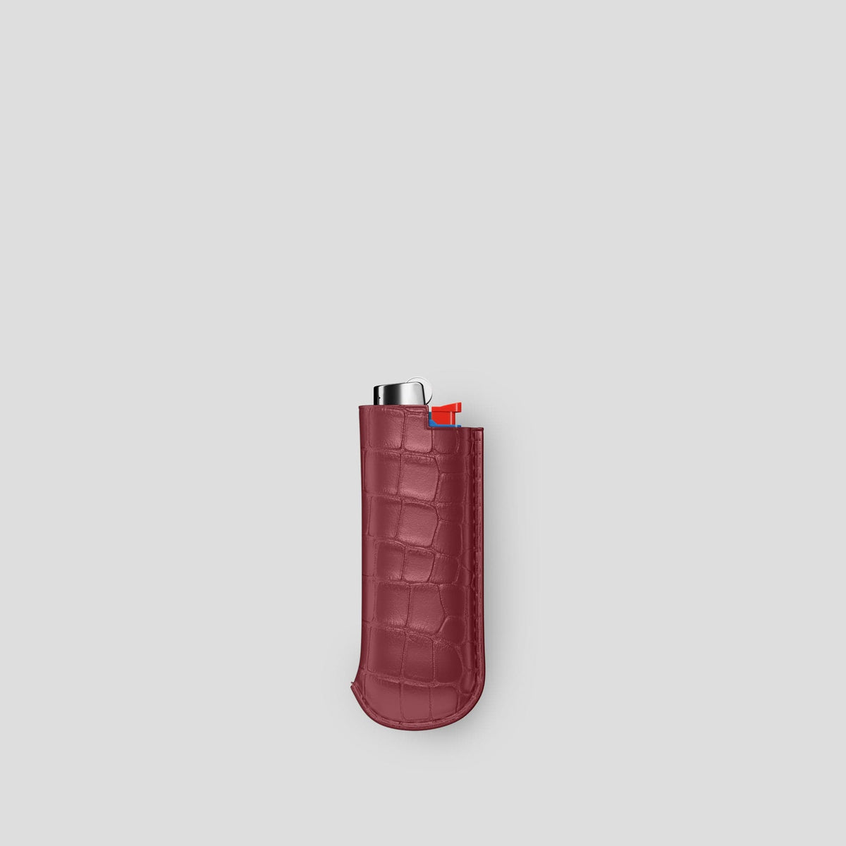 Burgundy Lighter Case Alligator -1 | Burgundy