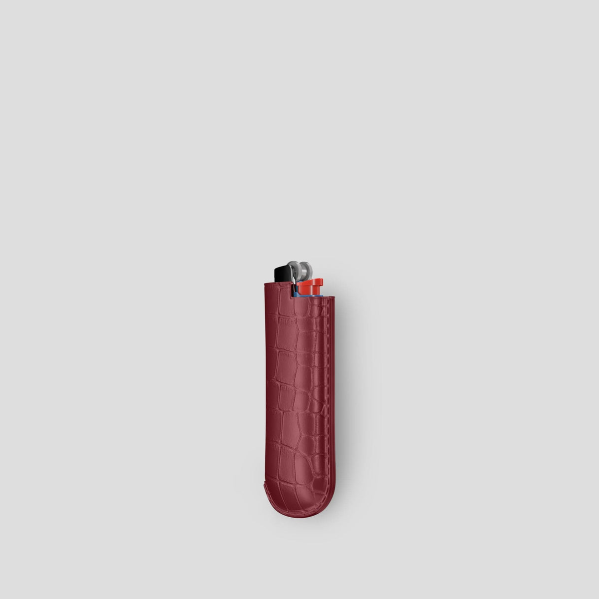 Burgundy Lighter Case Alligator -2 | Burgundy