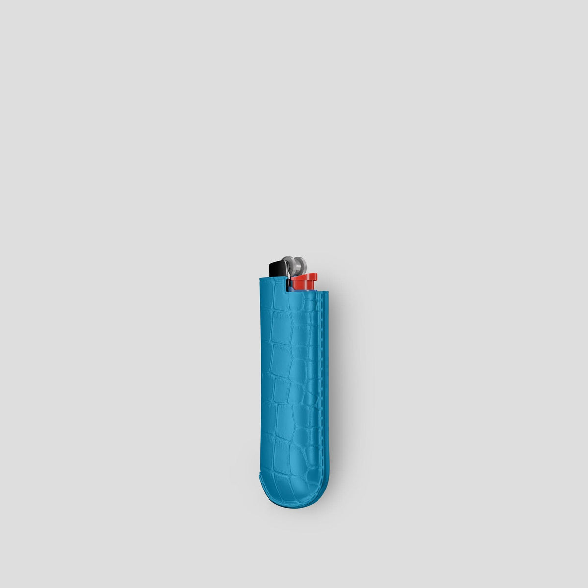 Curaçao-Blue Lighter Case Alligator -2 | Curaçao-Blue