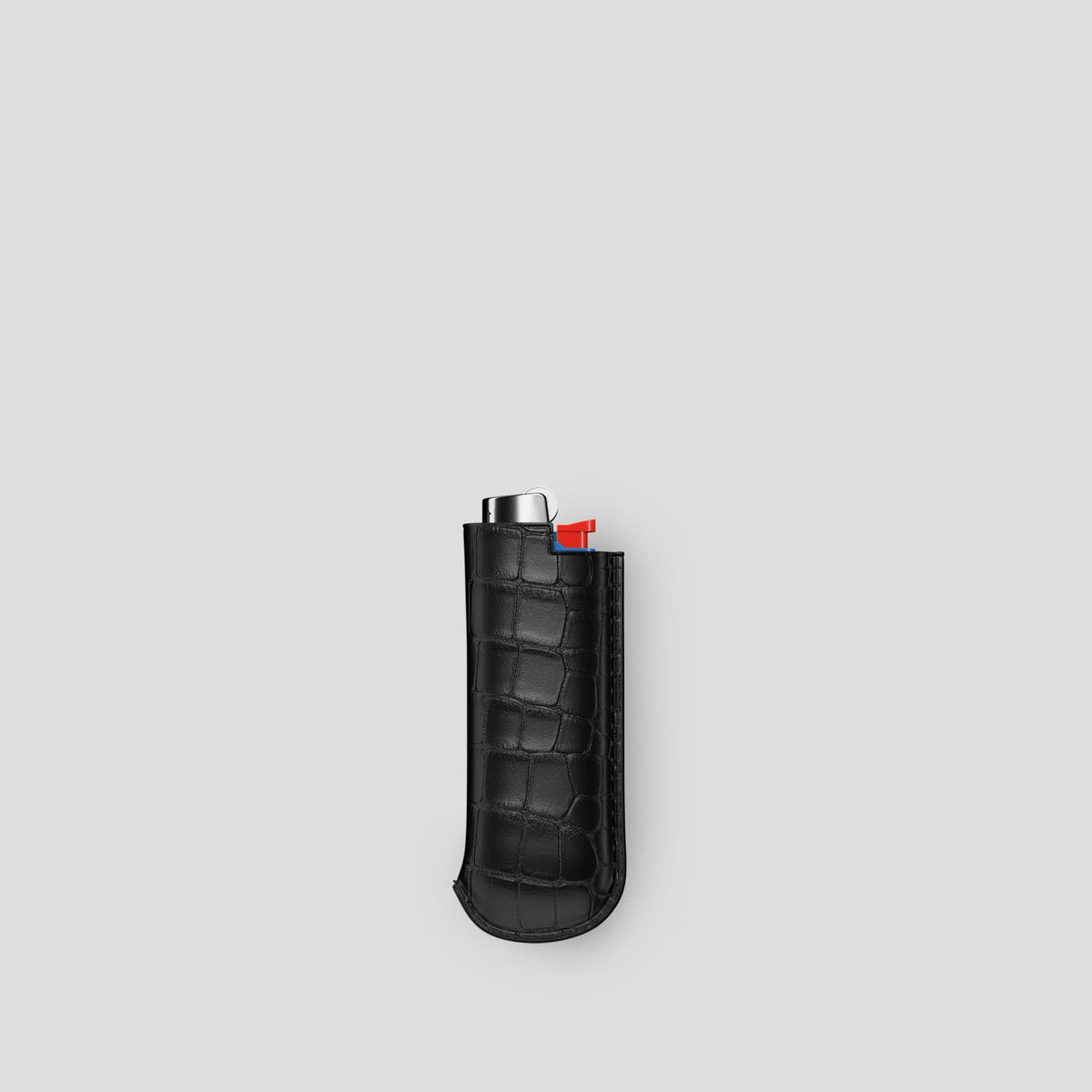 Black Lighter Case Alligator -1 | Black