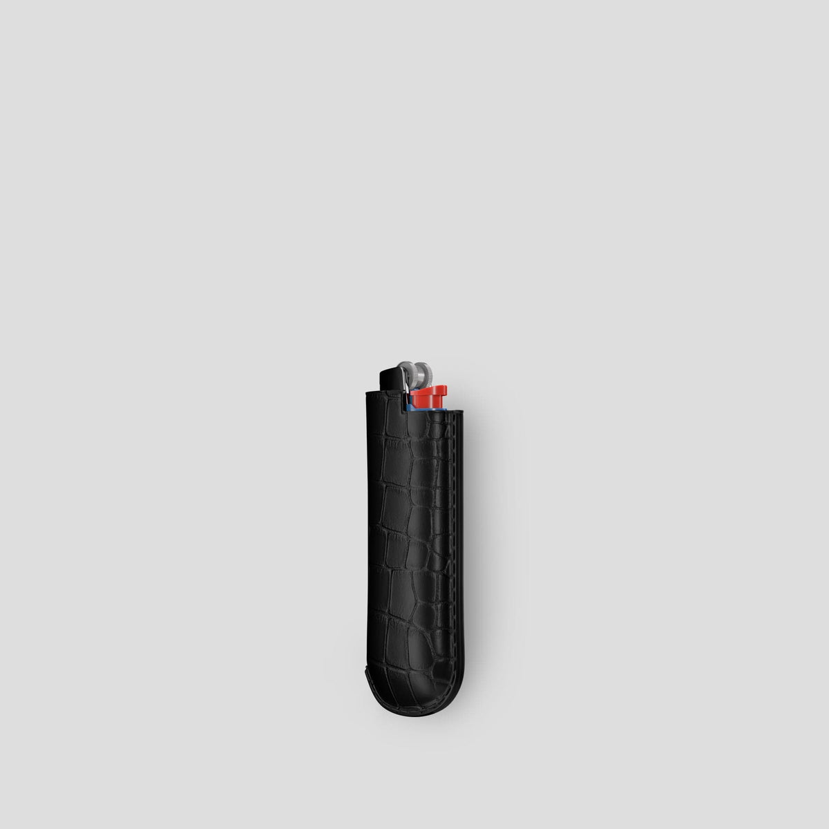 Black Lighter Case Alligator -2 | Black