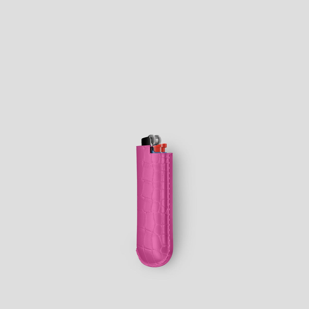 Fuchsia Lighter Case Alligator -2 | Fuchsia
