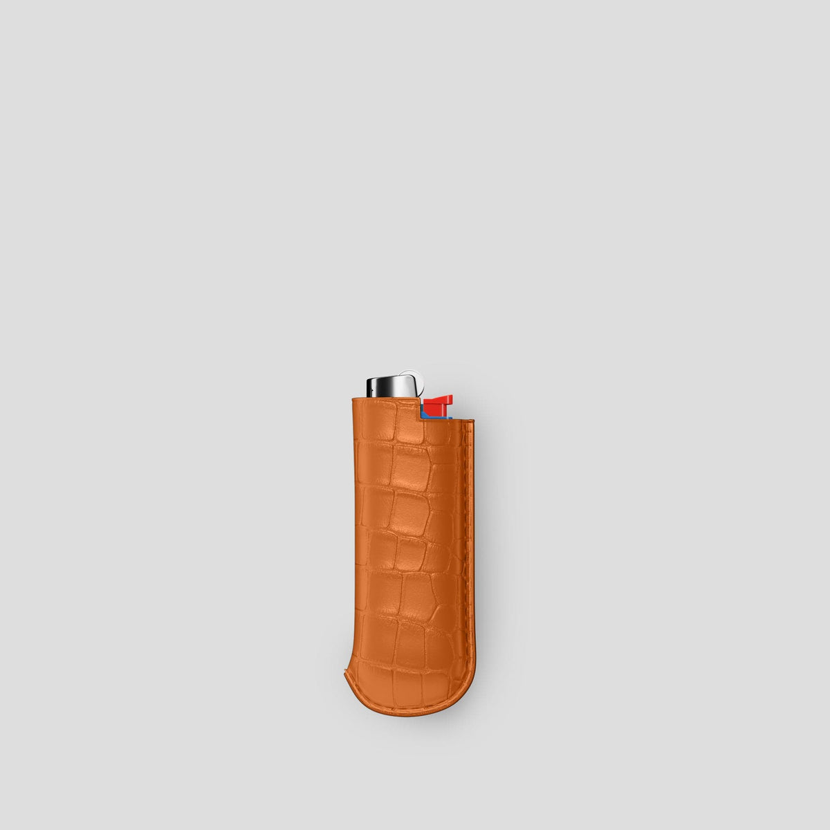 Orange Lighter Case Alligator -1 | Orange