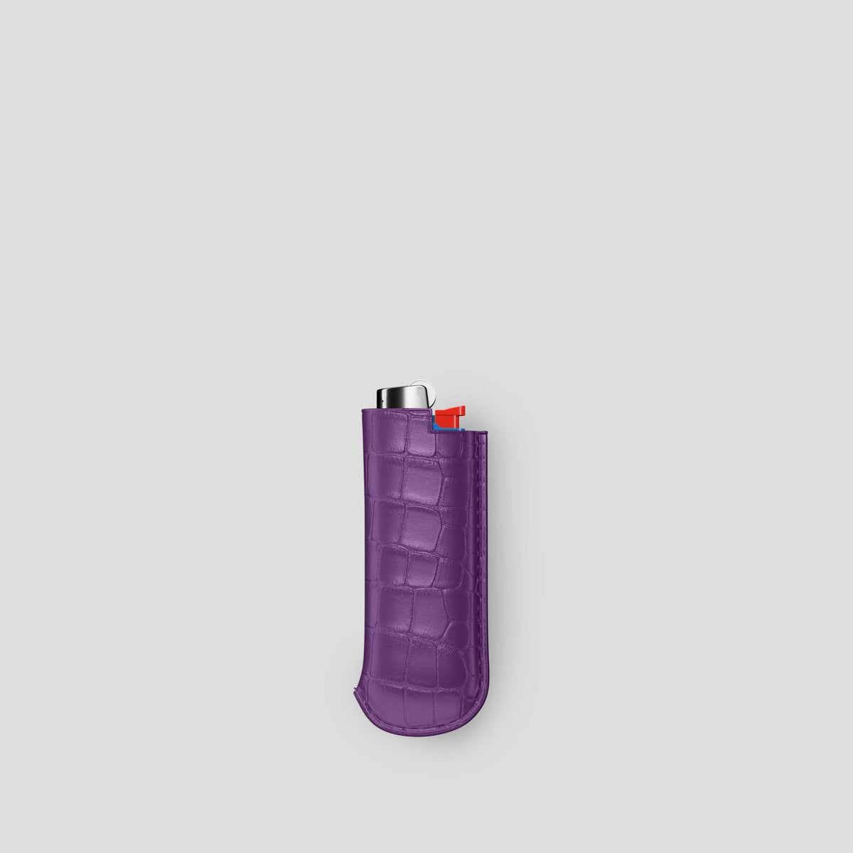 Purple Lighter Case Alligator -1 | Purple