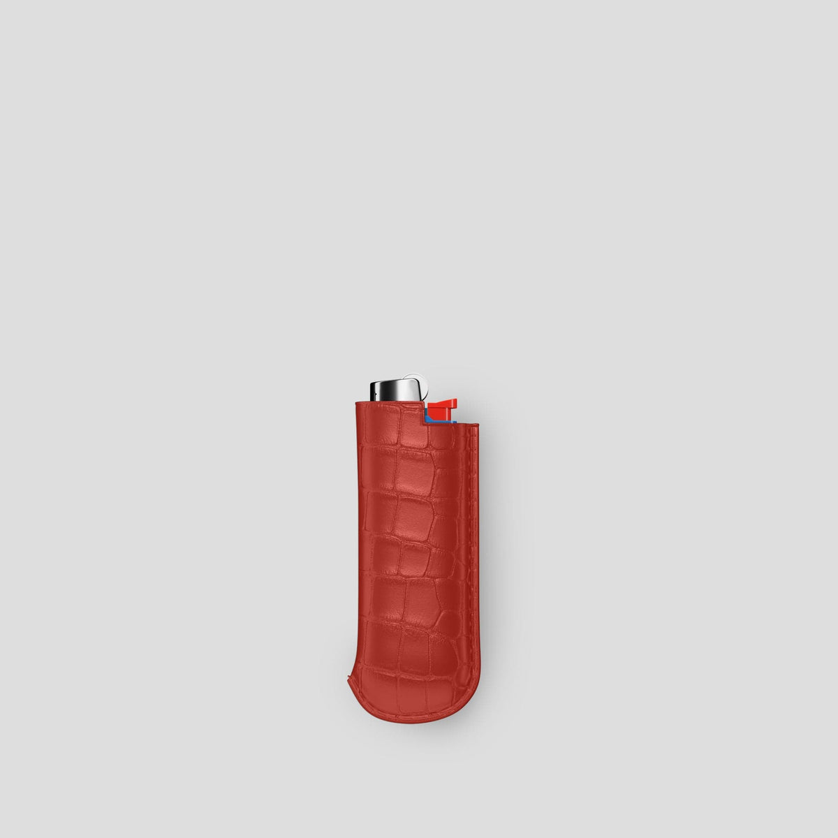 Red Lighter Case Alligator -1 | Red