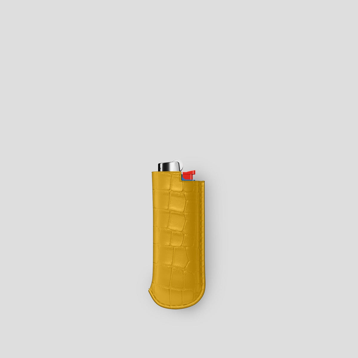 Yellow Lighter Case Alligator -1 | Yellow