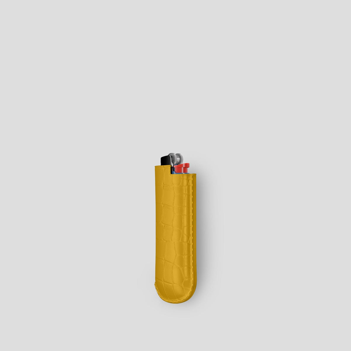 Yellow Lighter Case Alligator -2 | Yellow