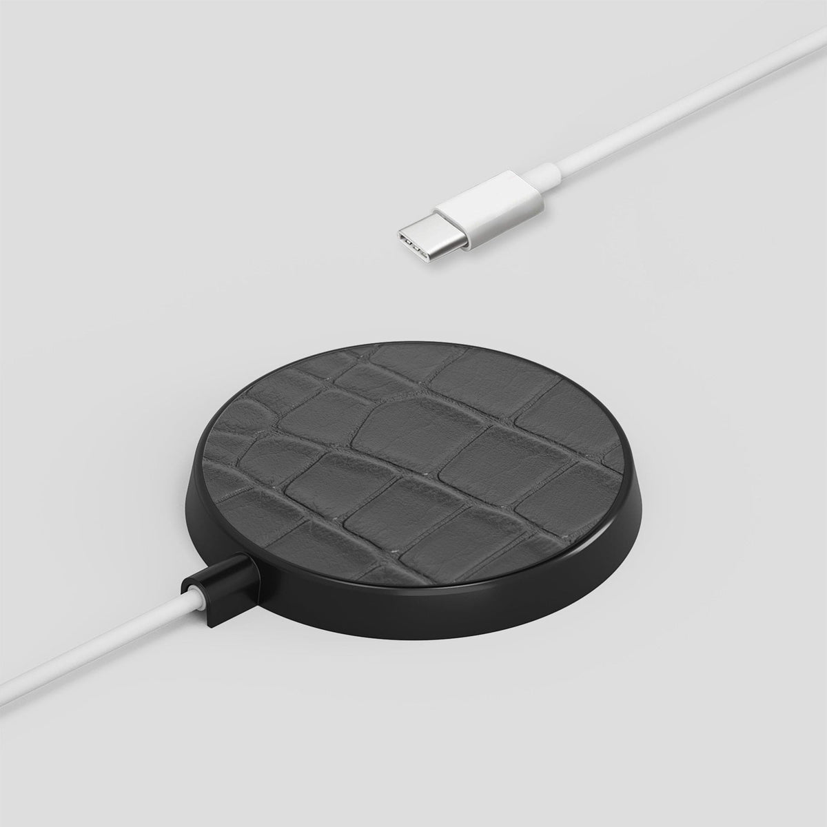 Grey MagSafe Charger Alligator -4 | Grey