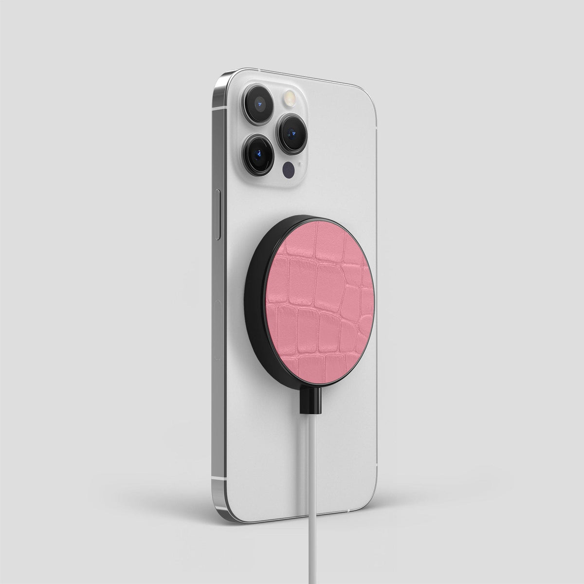 Pink MagSafe Charger Alligator -1 | Pink