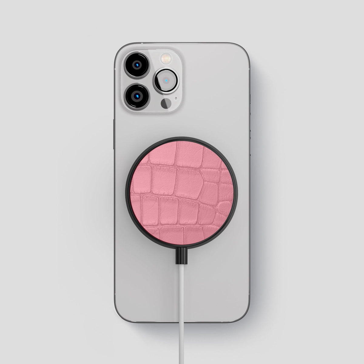 Pink MagSafe Charger Alligator -2 | Pink